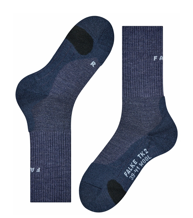 Falke Falke Trekking <span>16394 6670 TK2 Wool</span> Jeans Falke Trekking <span>16394 6670 TK2 Wool</span> 16394 6670 TK2 Wool blauw - www.bremmerschoenen.pro - Bremmer Schoenen