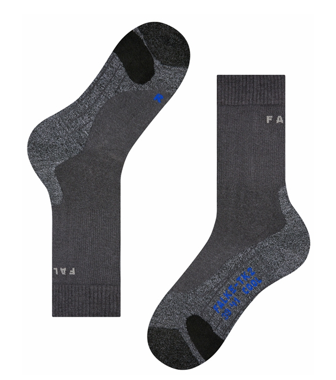 Falke Falke Trekking <span>16139 3180 TK2 Cool</span> Asphalt Melange Falke Trekking <span>16139 3180 TK2 Cool</span> 16139 3180 TK2 Cool grijs - www.bremmerschoenen.pro - Bremmer Schoenen