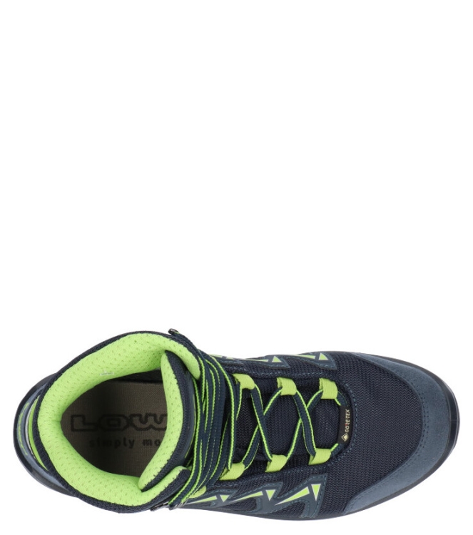 Lowa Lowa wandelschoen hoog <span>LK640116-9701 innox GTX</span> steelblue-lime Lowa wandelschoen hoog <span>LK640116-9701 innox GTX</span> LK640116-9701 innox GTX blauw - www.bremmerschoenen.pro - Bremmer Schoenen