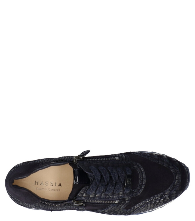 Hassia Sneaker <span>0-302026-3000</span> 0-302026-3000 blauw - www.bremmerschoenen.pro - Bremmer Schoenen