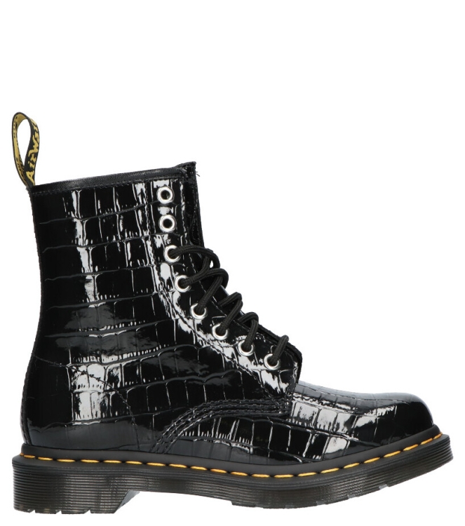 Dr. Martens Dr. Martens veterboot <span>26262001 1460W</span> black croco Dr. Martens veterboot <span>26262001 1460W</span> 26262001 1460W zwart - www.bremmerschoenen.pro - Bremmer Schoenen