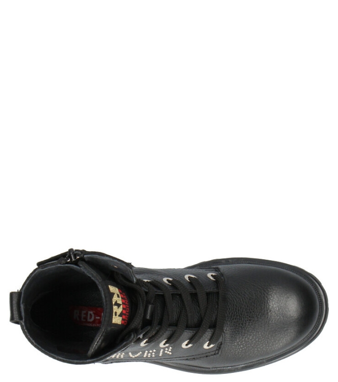 Red-Rag Red Rag Veterboot <span>11118-922</span> 922 Black Nappa Red Rag Veterboot <span>11118-922</span> 11118-922 zwart - www.bremmerschoenen.pro - Bremmer Schoenen