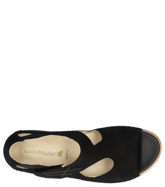 Waldlaufer Sandaal <span>342004 191 001 Heliett</span> 342004 191 001 Heliett zwart - www.bremmerschoenen.pro - Bremmer Schoenen