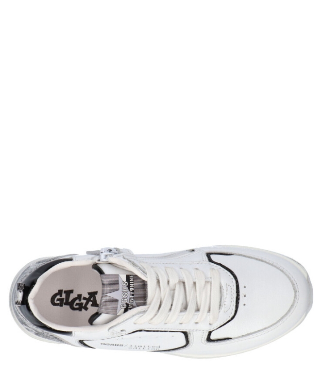 Giga Giga sneaker <span>G3686 A11L17</span> A11L17 velvet white/ verniz preto Giga sneaker <span>G3686 A11L17</span> G3686 A11L17 wit - www.bremmerschoenen.pro - Bremmer Schoenen