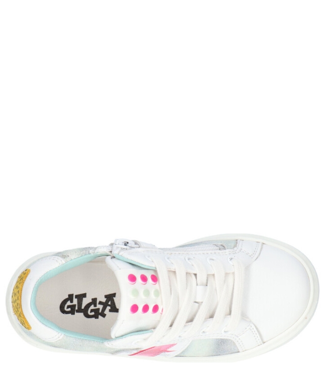 Giga Giga sneaker <span>G3702 A11H28</span> A11H28 velv. white/ acquar. deep em Giga sneaker <span>G3702 A11H28</span> G3702 A11H28 wit - www.bremmerschoenen.pro - Bremmer Schoenen