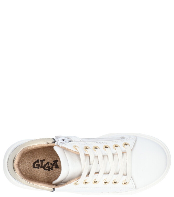 Giga Giga sneaker <span>G3705 A11K27</span> A11K27 velv. white/ el dorado plant Giga sneaker <span>G3705 A11K27</span> G3705 A11K27 wit - www.bremmerschoenen.pro - Bremmer Schoenen