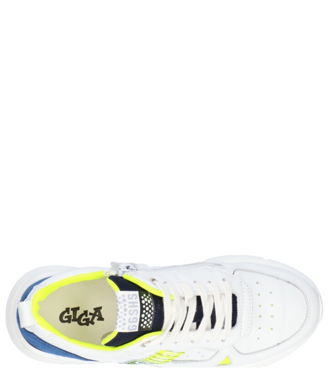 Giga Giga sneaker <span>G3681 A11S41</span> A11S41 velv. white/ gaucho fluor ye Giga sneaker <span>G3681 A11S41</span> G3681 A11S41 wit - www.bremmerschoenen.pro - Bremmer Schoenen