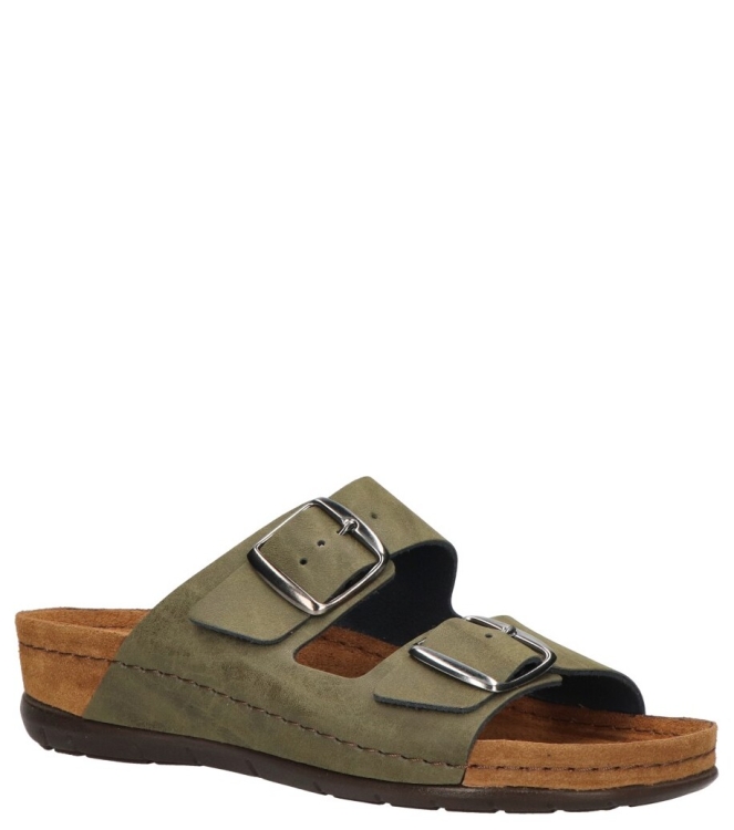 Rohde slipper <span>5856 61</span> 5856 61 groen - www.bremmerschoenen.pro - Bremmer Schoenen