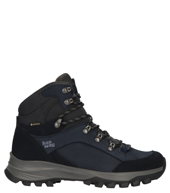 Hanwag Hanwag Wandelschoen <span>203201-007064 Banks Narrow Lady GTX</span> 007064 Navy/ Asphalt Hanwag Wandelschoen <span>203201-007064 Banks Narrow Lady GTX</span> 203201-007064 Banks Narrow Lady GTX blauw - www.bremmerschoenen.pro - Bremmer Schoenen