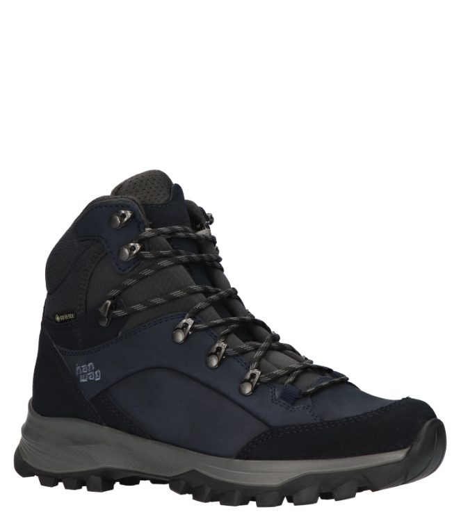 Hanwag Hanwag Wandelschoen <span>203201-007064 Banks Narrow Lady GTX</span> 007064 Navy/ Asphalt Hanwag Wandelschoen <span>203201-007064 Banks Narrow Lady GTX</span> 203201-007064 Banks Narrow Lady GTX blauw - www.bremmerschoenen.pro - Bremmer Schoenen