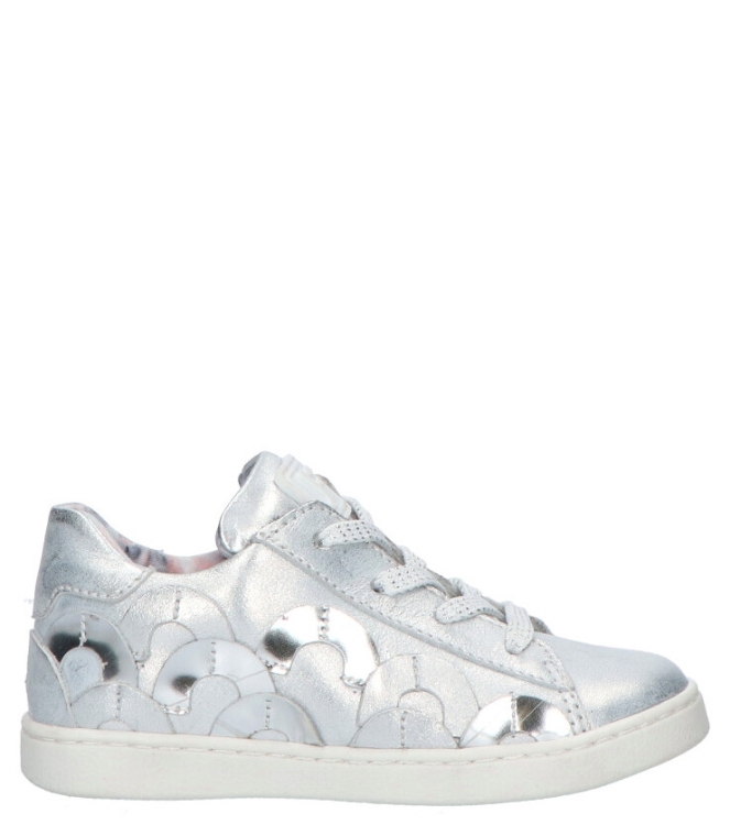 Jochie-Freaks sneaker <span>21102-910</span> 21102-910 zilver - www.bremmerschoenen.pro - Bremmer Schoenen