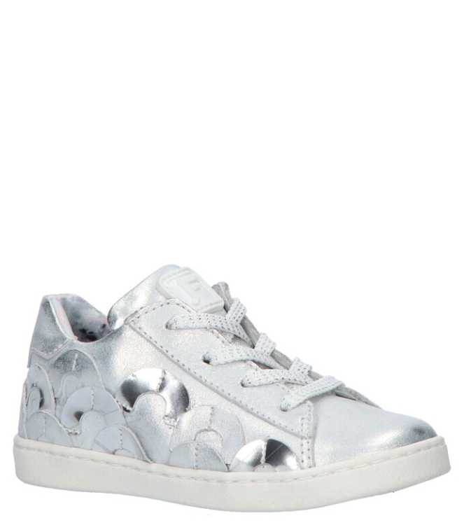 Jochie-Freaks sneaker <span>21102-910</span> 21102-910 zilver - www.bremmerschoenen.pro - Bremmer Schoenen