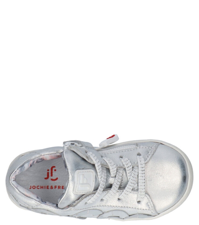 Jochie-Freaks sneaker <span>21102-910</span> 21102-910 zilver - www.bremmerschoenen.pro - Bremmer Schoenen