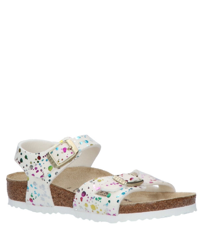 Birkenstock Birkenstock sandaal <span>1019743 Rio kids</span> white confetti pop Birkenstock sandaal <span>1019743 Rio kids</span> 1019743 Rio kids wit - www.bremmerschoenen.pro - Bremmer Schoenen