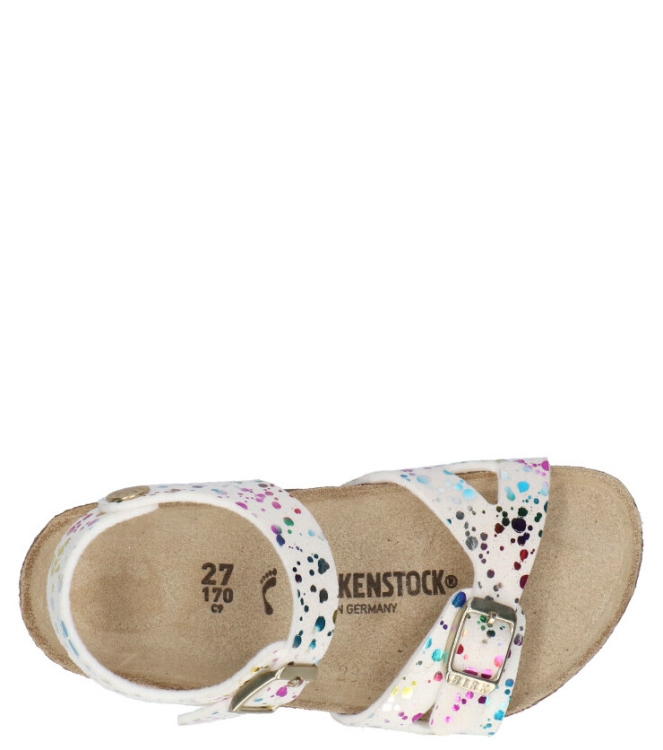 Birkenstock Birkenstock sandaal <span>1019743 Rio kids</span> white confetti pop Birkenstock sandaal <span>1019743 Rio kids</span> 1019743 Rio kids wit - www.bremmerschoenen.pro - Bremmer Schoenen