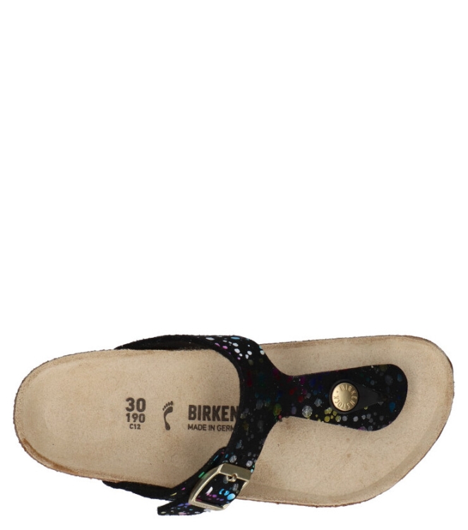 Birkenstock Birkenstock slipper <span>1019734 Gizeh kids MF</span> Black pop confetti Birkenstock slipper <span>1019734 Gizeh kids MF</span> 1019734 Gizeh kids MF zwart - www.bremmerschoenen.pro - Bremmer Schoenen