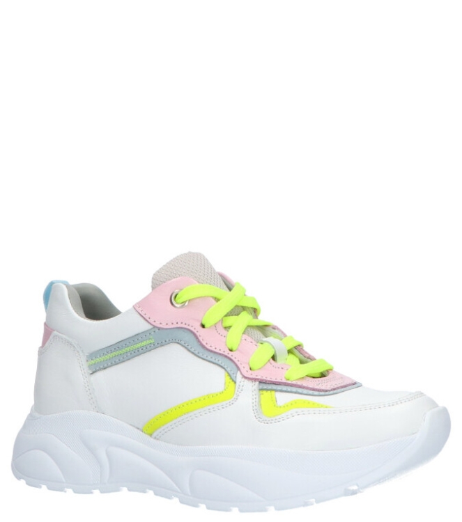 Twins Twins sneaker <span>321157 500</span> white/pink 500 Twins sneaker <span>321157 500</span> 321157 500 wit - www.bremmerschoenen.pro - Bremmer Schoenen