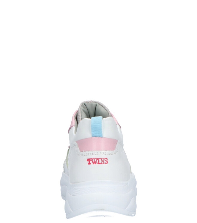 Twins Twins sneaker <span>321157 500</span> white/pink 500 Twins sneaker <span>321157 500</span> 321157 500 wit - www.bremmerschoenen.pro - Bremmer Schoenen