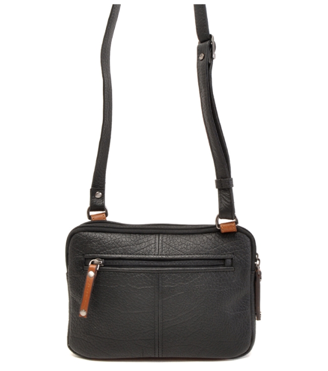 Berba Crossbody tas <span>125-041-00</span> 125-041-00 zwart - www.bremmerschoenen.pro - Bremmer Schoenen