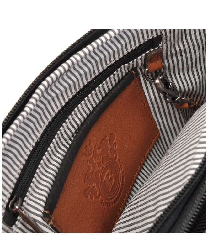 Berba Crossbody tas <span>125-041-00</span> 125-041-00 zwart - www.bremmerschoenen.pro - Bremmer Schoenen