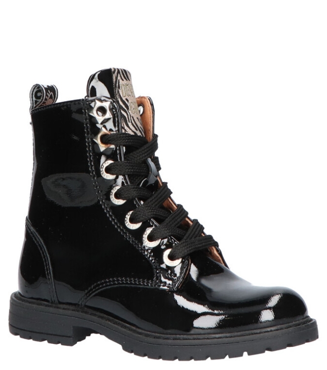 Develab Develab veterboot <span>42132 925</span> 925 Black Patent Develab veterboot <span>42132 925</span> 42132 925 zwart - www.bremmerschoenen.pro - Bremmer Schoenen