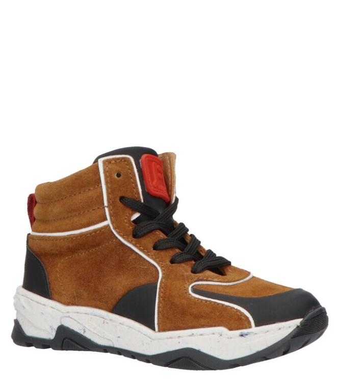 Jochie-Freaks sneaker <span>JF-21466 860</span> JF-21466 860 cognac - www.bremmerschoenen.pro - Bremmer Schoenen
