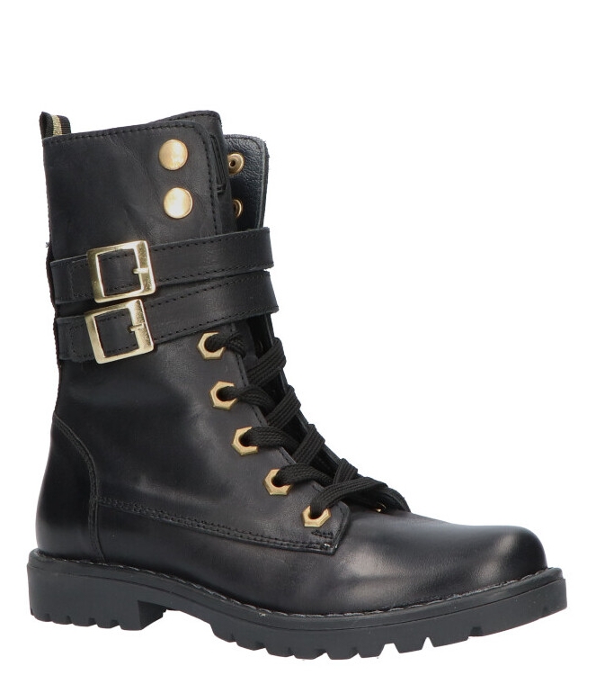 Jochie Jochie-Freaks veterboot <span>JF-21596 200</span> Black Jochie-Freaks veterboot <span>JF-21596 200</span> JF-21596 200 zwart - www.bremmerschoenen.pro - Bremmer Schoenen