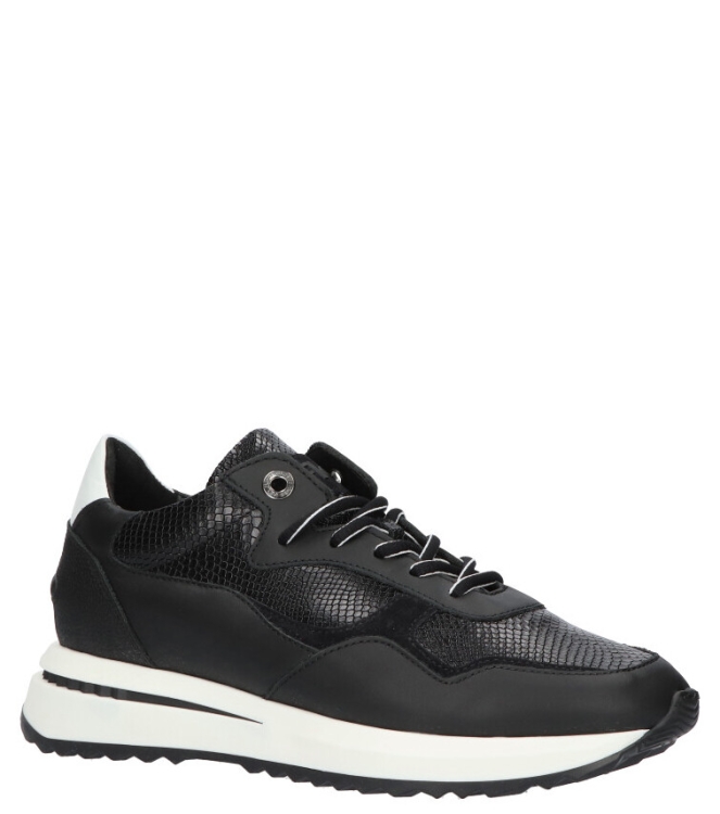 Floris van Bommel Sneaker <span>85351/00</span> 85351/00 zwart - www.bremmerschoenen.pro - Bremmer Schoenen
