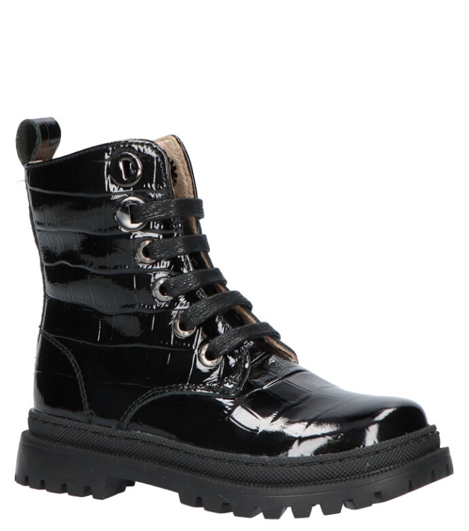 Shoesme Shoesme veterboot <span>NT21W005-B</span> Shiny Black Shoesme veterboot <span>NT21W005-B</span> NT21W005-B zwart - www.bremmerschoenen.pro - Bremmer Schoenen