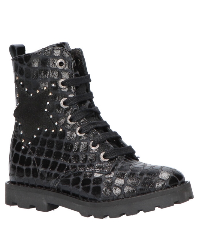 Shoesme veterboot <span>TA21W024-C</span> TA21W024-C zwart - www.bremmerschoenen.pro - Bremmer Schoenen