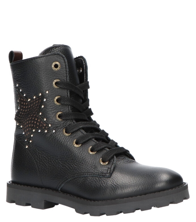 Shoesme veterboot <span>TA21W024-B</span> TA21W024-B zwart - www.bremmerschoenen.pro - Bremmer Schoenen