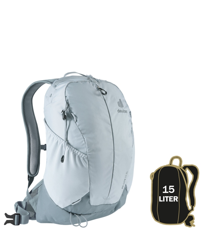 Deuter Deuter rugtas <span>DR3420021-4419 AC Lite 15 SL</span> Tin/ Shale Deuter rugtas <span>DR3420021-4419 AC Lite 15 SL</span> DR3420021-4419 AC Lite 15 SL grijs - www.bremmerschoenen.pro - Bremmer Schoenen