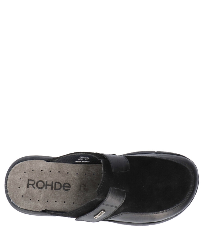 Rohde pantoffel <span>6722 90</span> 6722 90 zwart - www.bremmerschoenen.pro - Bremmer Schoenen