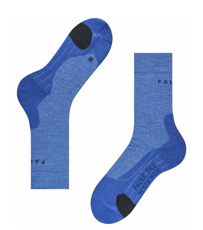 Falke Trekking <span>16395 6545 TK2 Wool</span> 16395 6545 TK2 Wool blauw - www.bremmerschoenen.pro - Bremmer Schoenen