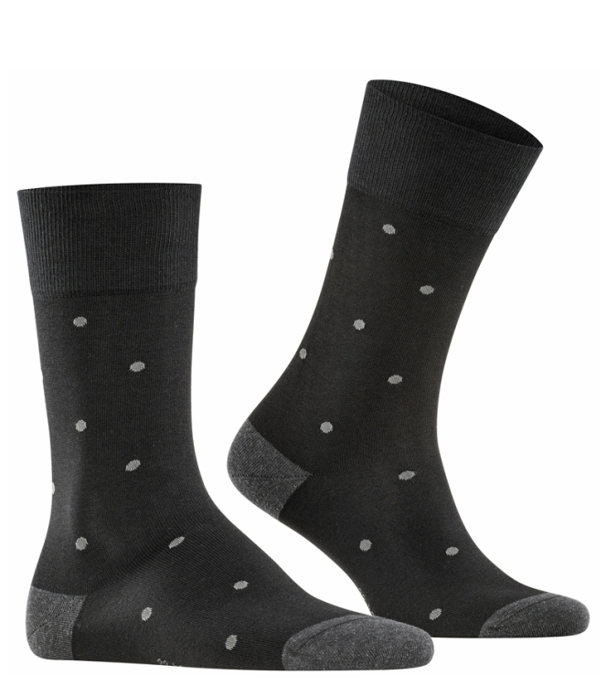 Falke Falke Dot <span>13269 3096 Dot</span> Anthracite mel. Falke Dot <span>13269 3096 Dot</span> 13269 3096 Dot grijs - www.bremmerschoenen.pro - Bremmer Schoenen