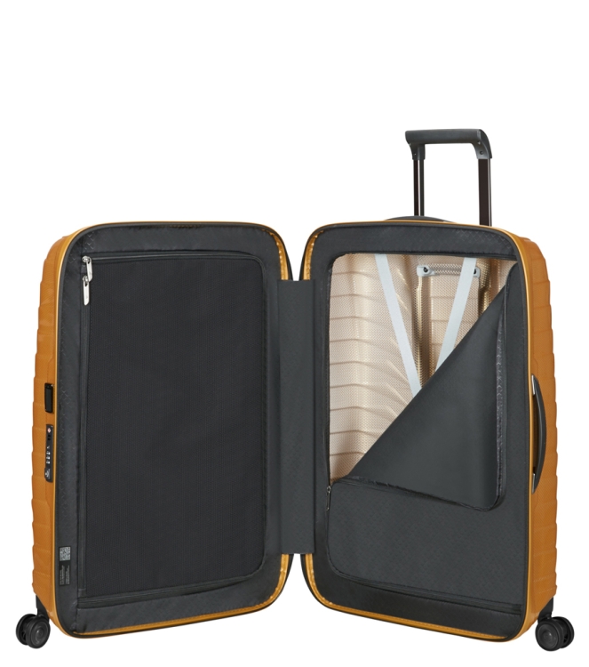 Samsonite Samsonite koffer <span>126042 6856 Proxis Spinner 75</span> Honey Gold Samsonite koffer <span>126042 6856 Proxis Spinner 75</span> 126042 6856 Proxis Spinner 75 geel - www.bremmerschoenen.pro - Bremmer Schoenen