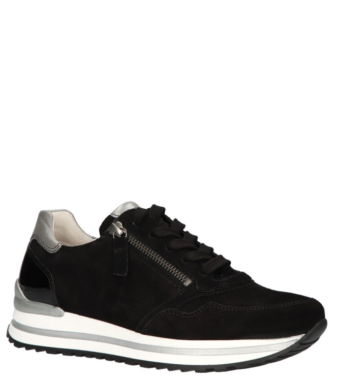 Gabor Gabor sneaker <span>06.528.87</span> 87 schwarz/grey(perf) Gabor sneaker <span>06.528.87</span> 06.528.87 zwart - www.bremmerschoenen.pro - Bremmer Schoenen