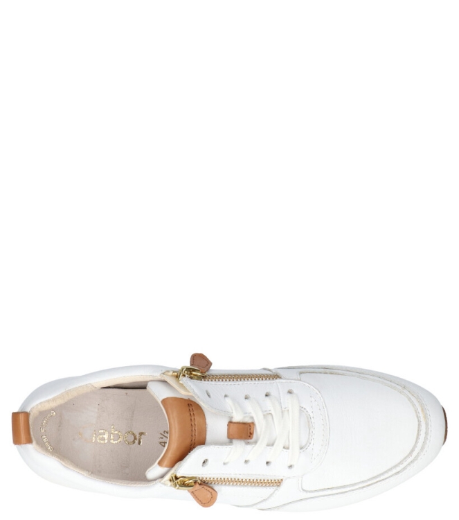 Gabor Gabor sneaker <span>83.431.21</span> 21 weiss/cognac Gabor sneaker <span>83.431.21</span> 83.431.21 wit - www.bremmerschoenen.pro - Bremmer Schoenen