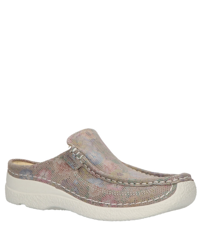 Wolky Wolky Slipper <span>0620245 157 Roll Slide</span> 157 Taupe flower Wolky Slipper <span>0620245 157 Roll Slide</span> 0620245 157 Roll Slide beige - www.bremmerschoenen.pro - Bremmer Schoenen