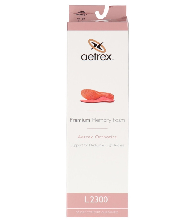Aetrex voetbed <span>L2300W Premium Memory Foam</span> L2300W Premium Memory Foam meerkleurig - www.bremmerschoenen.pro - Bremmer Schoenen