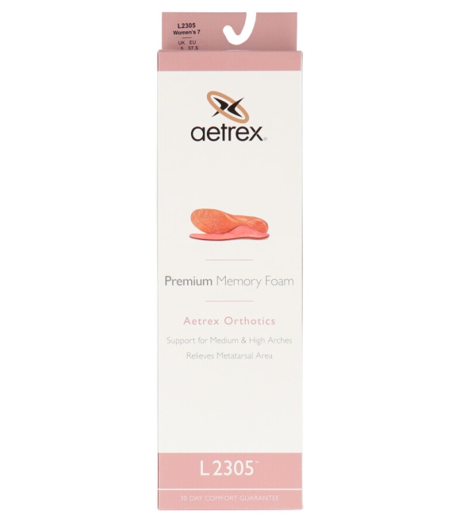 Aetrex voetbed <span>L2305W Premium Memory Foam</span> L2305W Premium Memory Foam meerkleurig - www.bremmerschoenen.pro - Bremmer Schoenen