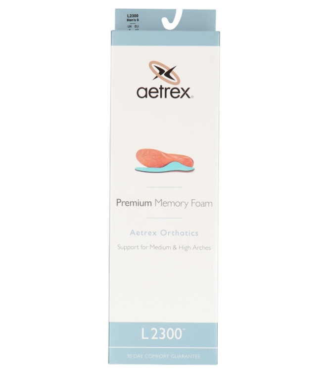 Aetrex Aetrex voetbed <span>L2300M Premium Memory Foam</span> Overig Aetrex voetbed <span>L2300M Premium Memory Foam</span> L2300M Premium Memory Foam meerkleurig - www.bremmerschoenen.pro - Bremmer Schoenen