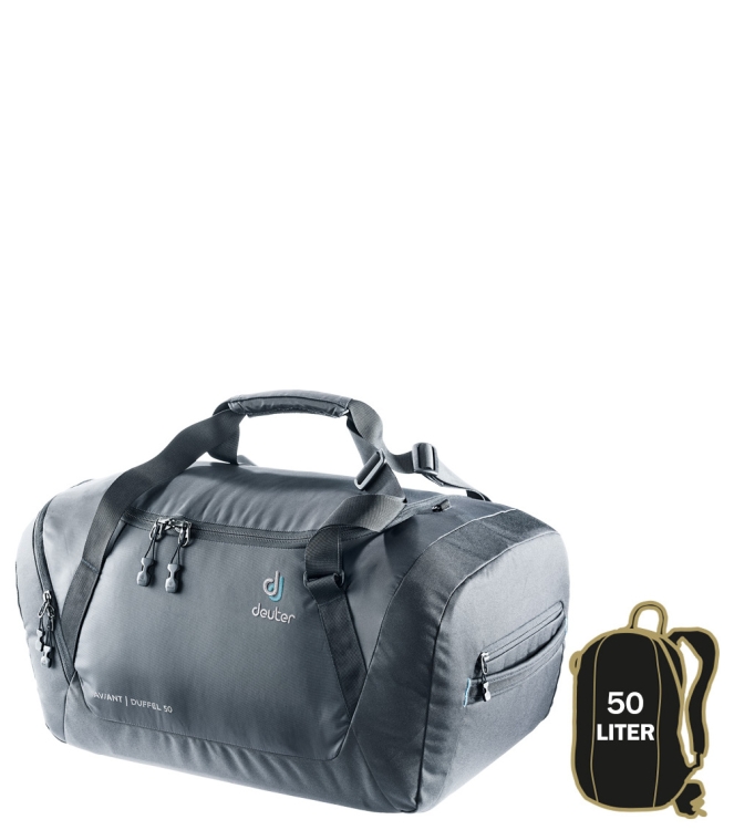 Deuter Deuter weekendtas <span>DR3520120-7000 Aviant Duffel 50</span> Black Deuter weekendtas <span>DR3520120-7000 Aviant Duffel 50</span> DR3520120-7000 Aviant Duffel 50 zwart - www.bremmerschoenen.pro - Bremmer Schoenen