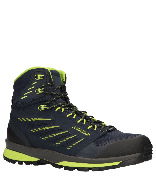 Lowa Lowa wandelschoen <span>LW210741-6903 Trek Evo GTX Mid</span> navy-lime Lowa wandelschoen <span>LW210741-6903 Trek Evo GTX Mid</span> LW210741-6903 Trek Evo GTX Mid blauw - www.bremmerschoenen.pro - Bremmer Schoenen
