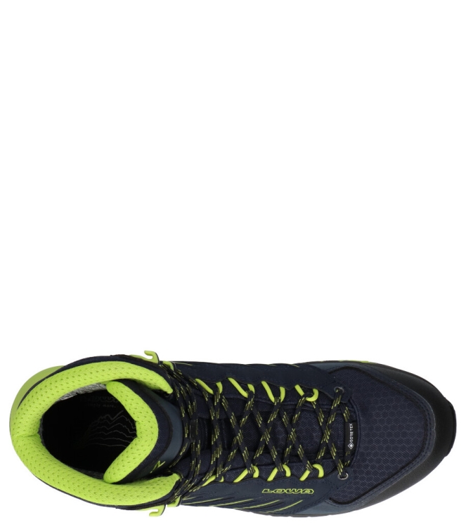 Lowa Lowa wandelschoen <span>LW210741-6903 Trek Evo GTX Mid</span> navy-lime Lowa wandelschoen <span>LW210741-6903 Trek Evo GTX Mid</span> LW210741-6903 Trek Evo GTX Mid blauw - www.bremmerschoenen.pro - Bremmer Schoenen