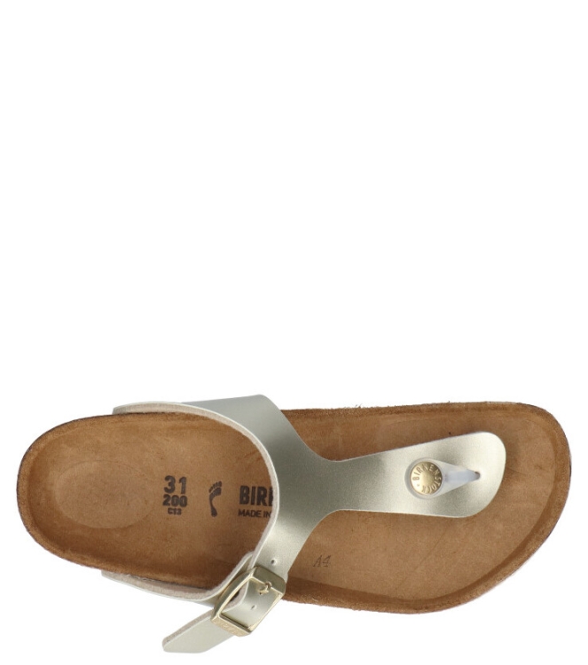 Birkenstock Birkenstock slipper <span>1015593 Gizeh</span> Electric metallic gold Birkenstock slipper <span>1015593 Gizeh</span> 1015593 Gizeh goud - www.bremmerschoenen.pro - Bremmer Schoenen