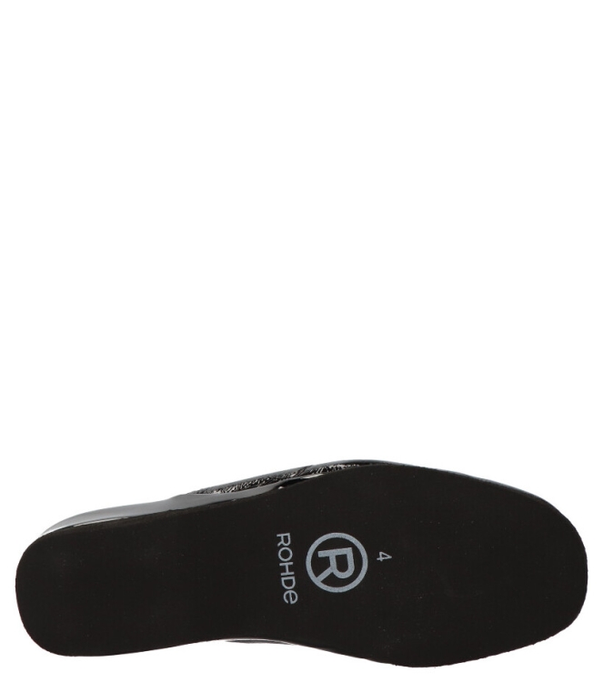 Rohde Rohde pantoffel <span>6142 91</span> Schwarz/ Lack Rohde pantoffel <span>6142 91</span> 6142 91 zwart - www.bremmerschoenen.pro - Bremmer Schoenen