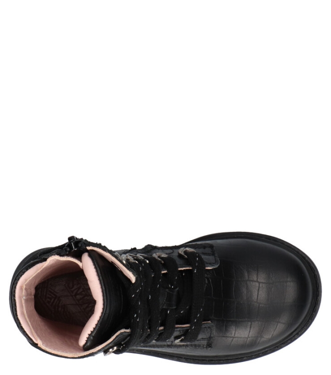 Twins Twins veterboot <span>322630 689 Brit bugatti</span> 689 black croco Twins veterboot <span>322630 689 Brit bugatti</span> 322630 689 Brit bugatti zwart - www.bremmerschoenen.pro - Bremmer Schoenen