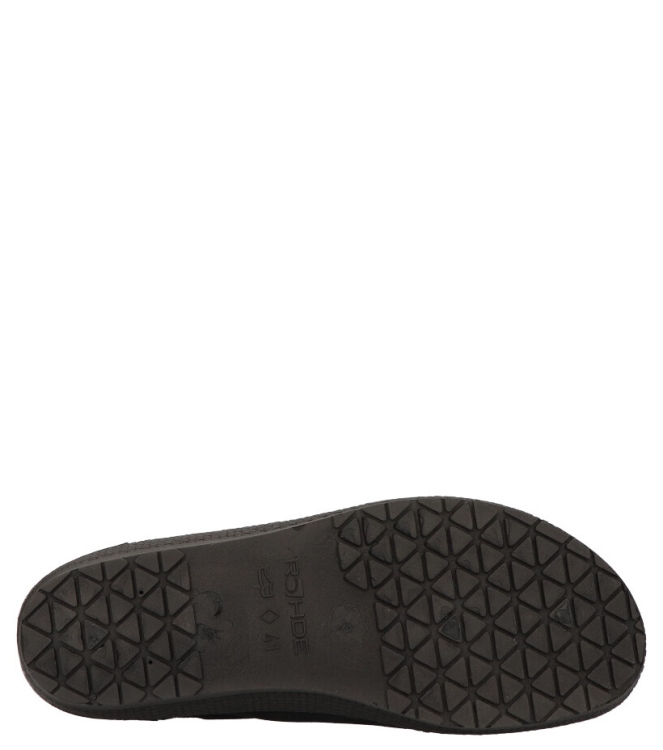 Rohde Rohde pantoffel <span>2291 90</span> Black Rohde pantoffel <span>2291 90</span> 2291 90 zwart - www.bremmerschoenen.pro - Bremmer Schoenen