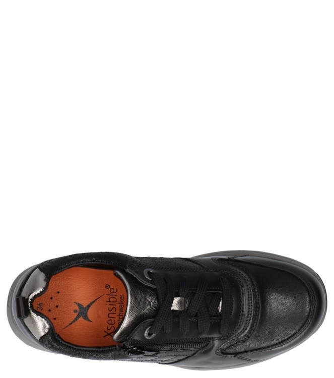 Xsensible Xsensible sneaker <span>30217.3 050 Arona HX</span> 050 Black / Silver Xsensible sneaker <span>30217.3 050 Arona HX</span> 30217.3 050 Arona HX zwart - www.bremmerschoenen.pro - Bremmer Schoenen